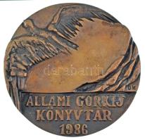 DN "Állami Gorkij Könyvtár Budapest / Hűséges Szolgálatért - Állami Gorkij Könyvtár" öntöt...