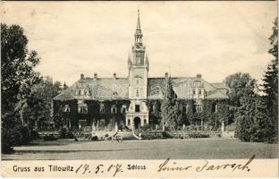 1907 Tulowice, Tillowitz; Schloss / castle (fa)