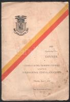 cc 1910-1930 3 db menükártya Berlin, Central hotel, Paris, Grand Hotel, 1937 New York Waldorf Astori...