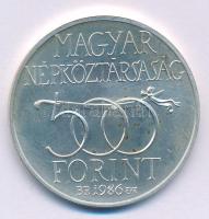 1986. 500Ft Ag "Budavár visszavétele 1686" T:BU Adamo EM97