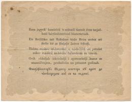 1848. 10Ft "Kossuth bankó" "FW 5013" T:F hajtás mentén szakadás
Adamo G111