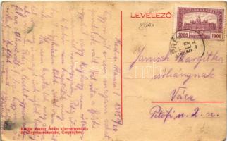 1925 Csepreg, Vasútállomás. Mizsur Ádám kiadása (fl)