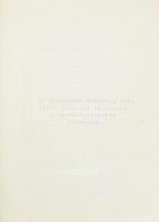 cca 1961 Az Ujszegedi Kender-, Lenszövő Vállalat fejlődése a felszabadulástól 1960-ig. Gépirat, 105 p. Egészvászon-kötésben.