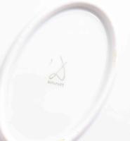 Drasche és német porcelán süteményes és sültes tálak, aranyozott, matricás, kopásokkal 17x43 cm, 26x...