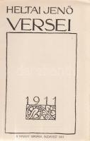 Heltai Jenő:
Heltai Jenő versei.
Budapest, 1911. A Nyugat kiadása (Légrády Testvérek ny.) 123 + [5...