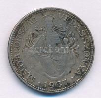 1937. 2P Ag &quot;Madonna&quot; T:F patina Adamo P7