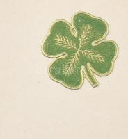 1938 Hotel Ritz Dunapalota Budapest szilveszteri menükártya, nemzetiszín szalagos papírborítóval