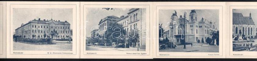 1940 Kolozsvári Emlékalbum, 10 db képet tartalmazó leporelló, borítón kis sérüléssel