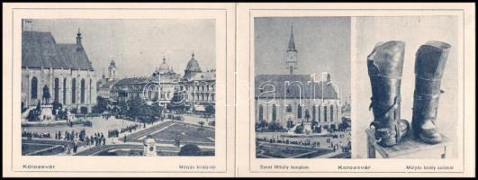 1940 Kolozsvári Emlékalbum, 10 db képet tartalmazó leporelló, borítón kis sérüléssel