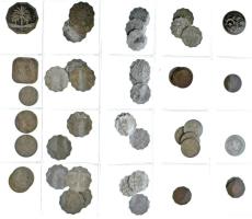 ~47db-os iraki fém érmetétel T:vegyes ~47pcs of mixed iraqi coin lot C:mixed