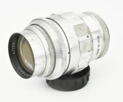 Jupiter-11 4/135 szovjet gyártmányú objektív, sérült tokban