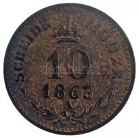 Ausztria 1863A 10kr Ag "Ferenc József" T:XF erős patina
Austria 1863A 10 Kreuzer Ag &quot...