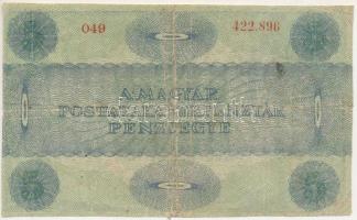 1919. 5K "MÁS TÖRVÉNYES..." T:VG anyaghiány, szakadás
Adamo K8/1