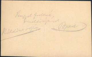 1928 Balatonkenese Dréher Imre munkásszanatórium díszebéd menükártya aláírásokkal 8,5x14 cm