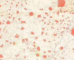 1940 Erdélynek és Magyarország keleti részeinek néprajzi térképe 1910-ben, 1:500 000, Magyar Királyi...