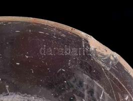 Kocsmaüveg. cca 19. sz. vége, sérüléssel, m: 10 cm