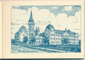 Délvidék. Bánát-Bácska-Baranya. Nem lehet másé! Nem! Nem! Soha! Irredenta képeslapfüzet 20 képeslapp...