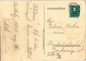 1937 Igazság. Irredenta propaganda művészlap cserkészekkel és leventékkel / Hungairan irredenta prop...