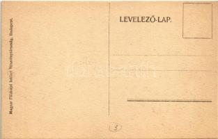 Humoros világháborús grafikai lap. Magyar krampusz huszár az Antant hatalmak ellen. Magyar Földrajzi...