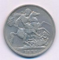 Nagy-Britannia 1892. 1C Ag "Viktória" T:F
Great Britain 1892. 1 Crown Ag "Victoria&q...