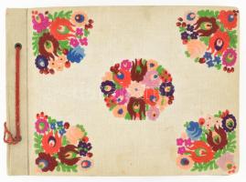 cca 1939-44 Nagyméretű családi fotóalbum, sok balatoni fényképpel (Siófok, Tihany), Pápa, Oroszi, Fe...