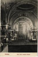 1918 Hódság, Odzaci; Római katolikus templom belső. Rausch Ede kiadása / church interior