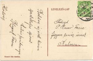 1918 Hódság, Odzaci; Római katolikus templom belső. Rausch Ede kiadása / church interior