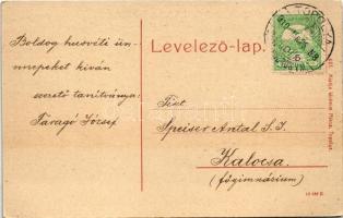 1910 Topolya, Bácstopolya, Backa Topola; Kálvária utca, Novák Károly üzlete. Wilheim Miksa kiadása 6...