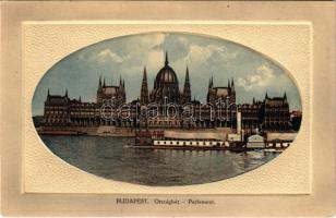 Budapest V. Országház, Parlament, gőzhajó (EK)