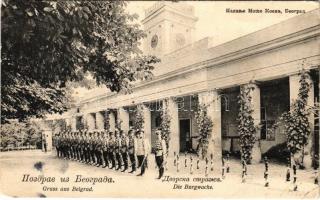 1905 Belgrade, Die Burgwache / castle guards (EK)