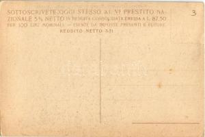 Il Lavoro. Ecco il nuovo dovere! Prestito Nazionale rendita consolidata 5% netto / Italian state loa...