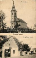 1920 Ajka, Evangélikus templom, Peng József üzlete és saját kiadása (Rb)