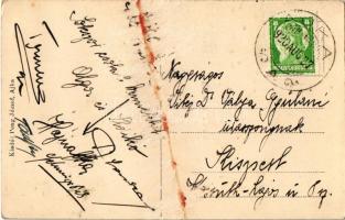 1920 Ajka, Evangélikus templom, Peng József üzlete és saját kiadása (Rb)