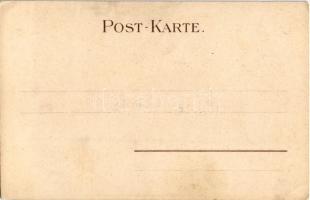 Hoch lebe der Tischler! Handwerk hat einen goldnen Boden / Long live the carpenter! litho (EK)