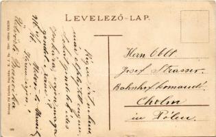 1916 Nagykáta, Kossuth Lajos tér, templom. Bitcskey Pál kiadása (EK)