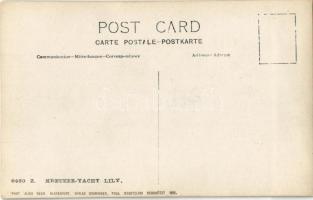 "LILY" az Osztrák-Magyar Haditengerészet vitorlás jachtja / Kreuzer-Yacht Lily. K.u.K. Kri...