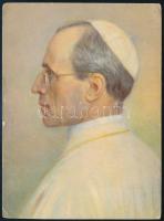 1943 Képeslap cenzúrázva Magyarországra alkalmi bélyegzzéssel / Censored postcard to Hungary with sp...