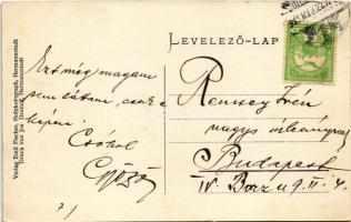 1915 Nagyszeben, Hermannstadt, Sibiu; Interiorul catedralei / Székesegyház belső. Jos. Drotleff / ca...