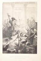 Madách Imre: Az ember tragédiája. Zichy Mihály húsz képével rézfénymetszetben. Bp., 1893., Athenaeum...