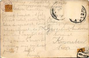 1909 Pozsony, Pressburg, Bratislava; Vaskutacska vendéglő, étterem kert / Eisenbrünnel (Eisenbründl)...