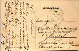 1914 Horgos, Kováts József üzlete és saját kiadása / publisher's shop + "BROD - SZEGED 29&...