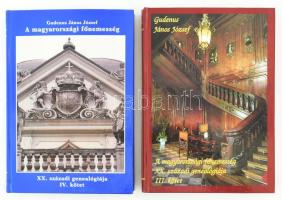 Gudenus János József: A magyarországi főnemesség XX. századi genealógiája. III-IV. köt. [5 kötetben teljes]. Bp., 1998, Heraldika. Kiadói kartonált papírkötés.
