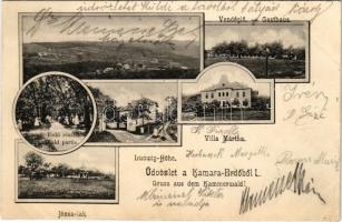 1905 Budapest XI. Kamaraerdő, Kamara-Erdő; vendéglő, Józsa lak, Villa Mártha, Ludwig Höhe, erdő részlet. Art Nouveau (EK)