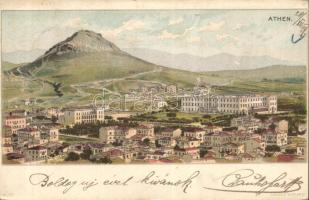 1899 Athens litho