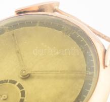 Zenith 14K arany (Au) férfi karóra, kézi felhúzós, jelzett tok, jelzett szerkezettel, működő állapot...