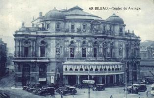 Bilbao Arriaga theatre with automobiles (EB)