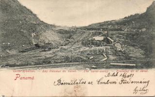 1899 Panama constructing the channel