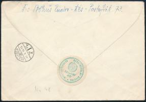 1941 Ajánlott expressz levél / Registered express cover "DÉS" - Veszprém