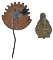 1960. "Országos Kukorica Tanácskozás - 1960. I. 19-20" bronz jelvény (19x12mm) + ~1960-197...