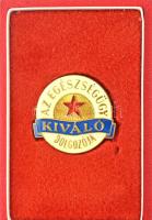 1977. "Az Egészségügy Kiváló Dolgozója" műgyantás bronz kitüntető jelvény eredeti dísztokban, adományozói okirattal és igazolvánnyal T:UNC